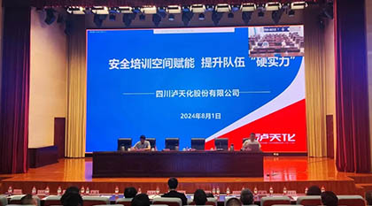 瀘天化股份公司受應(yīng)急管理部邀請分享交流安全培訓空間建設(shè)和運行經(jīng)驗